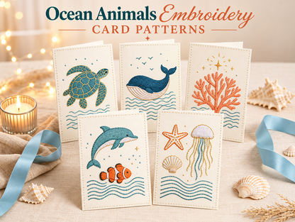 🔥LAST DAY 50% OFF - 🌲 🪡 Christmas Hand Embroidery Card DIY Kit | Stitch Your Way Into the Christmas Spirit ✨ 🎁
