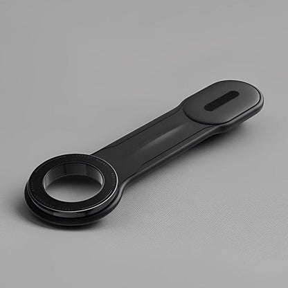 Minimalist black magnetic car phone mount design