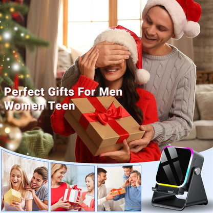 🔥Limited 50% discount!🔥 5-in-1 wireless Bluetooth speaker with induction function and adjustable cell phone holder