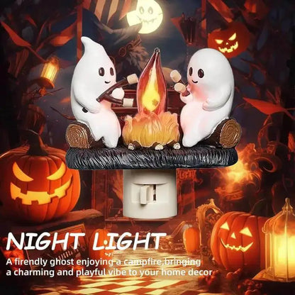 🎃👻Halloween Night Light Ghost Bubble Bath Lamp Ghost Reading Lamp Ornament