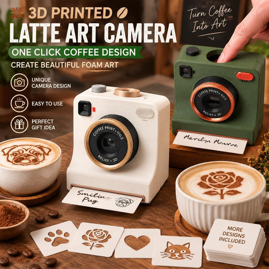☕✨ 50% OFF Smart Latte Art Maker Camera Tool 🎨 Create Beautiful Coffee Designs At Home
