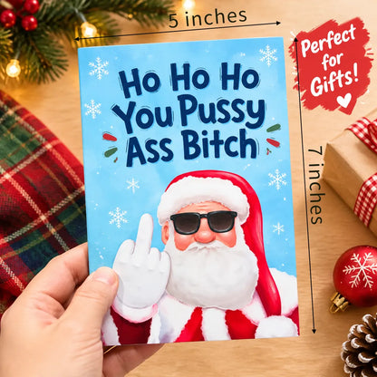 🎄🎅Greetings Funny Inappropriate Christmas Card 9-Piece Set