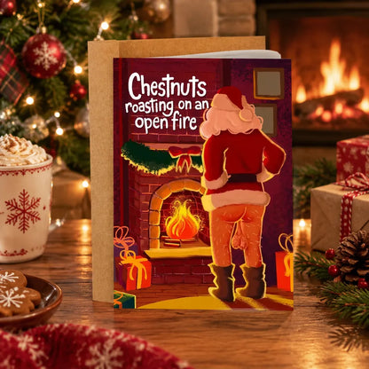 🎄🎅Greetings Funny Inappropriate Christmas Card 9-Piece Set
