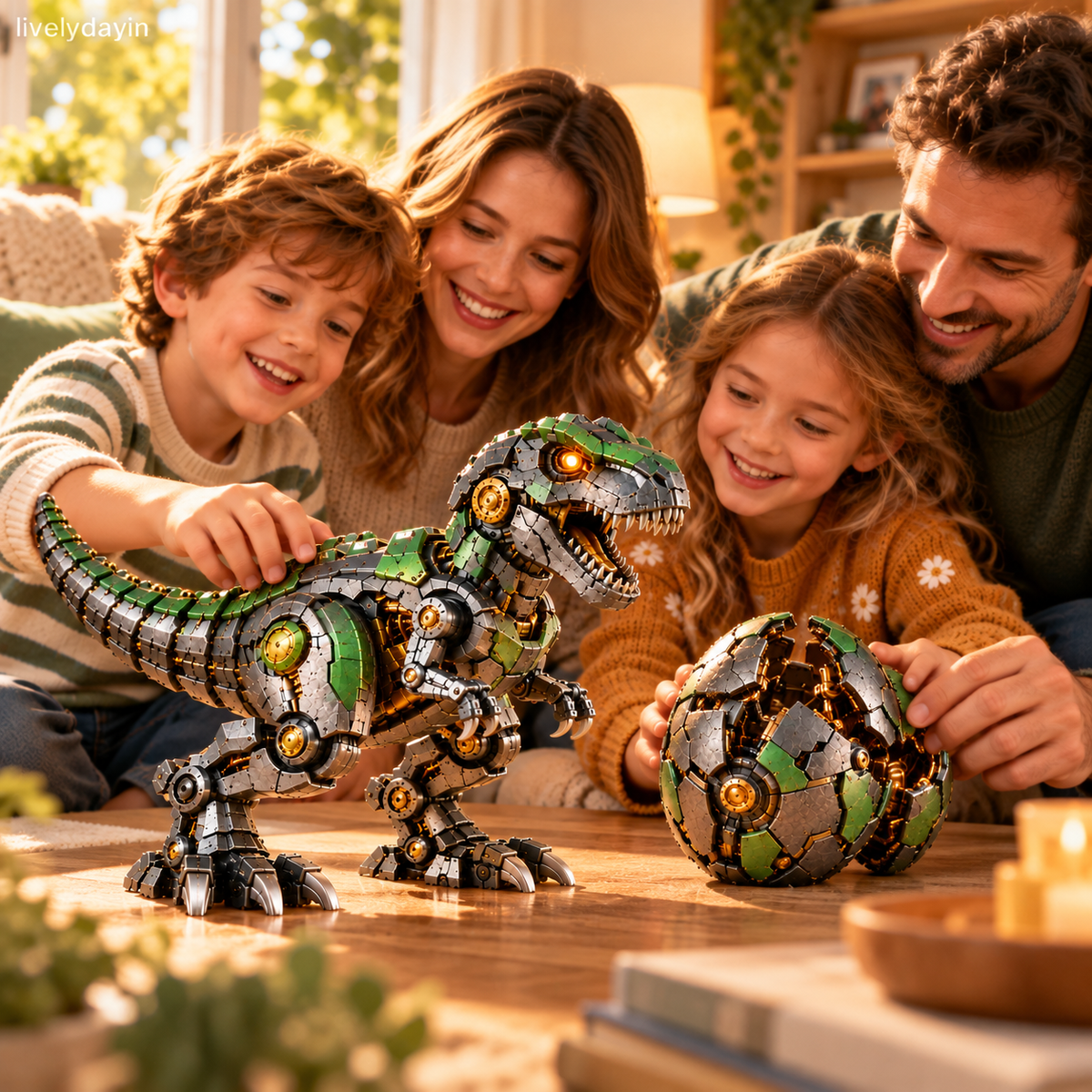 🧒Mechanical T-Rex Egg  – Mystery Egg to Robotic Dinosaur