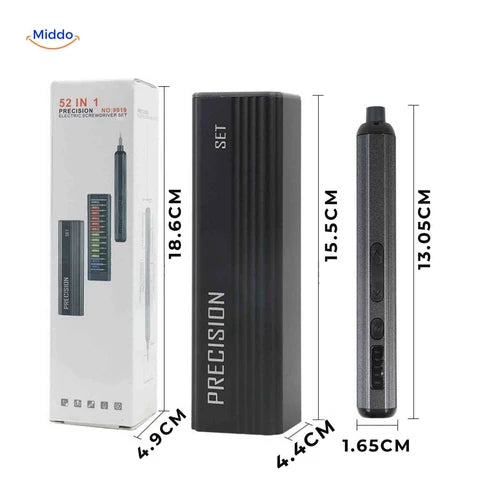 52-in-1 Rechargeable Precision Electric Screwdriver Set – Magnetic Repair Tool Kit