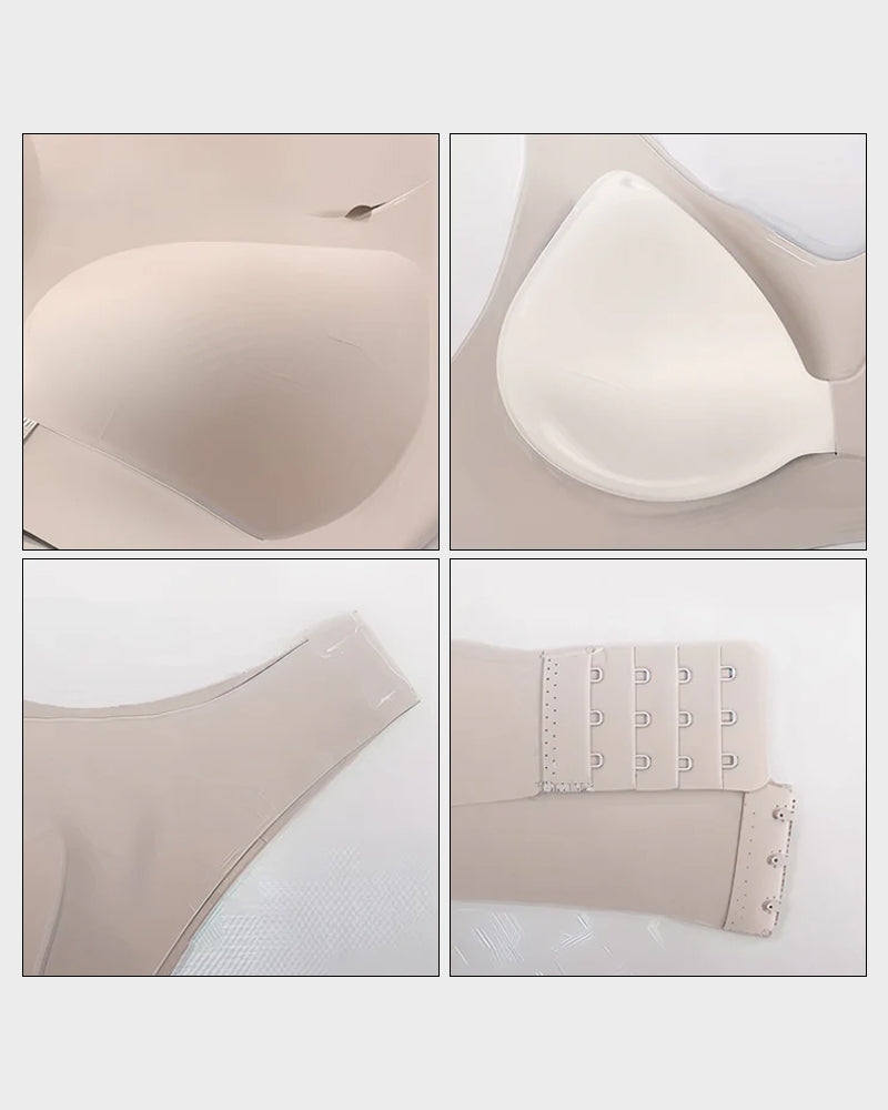 👙 Front Closure Cross-Back Wireless Posture Bra – Ultra Push-Up, All-Day Comfort & Natural Lift for a Slimmer, Taller Silhouette 💖