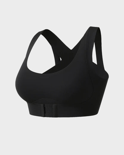 👙 Front Closure Cross-Back Wireless Posture Bra – Ultra Push-Up, All-Day Comfort & Natural Lift for a Slimmer, Taller Silhouette 💖