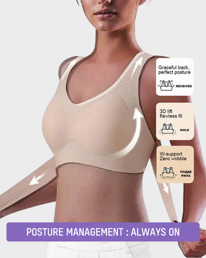 👙 Front Closure Cross-Back Wireless Posture Bra – Ultra Push-Up, All-Day Comfort & Natural Lift for a Slimmer, Taller Silhouette 💖