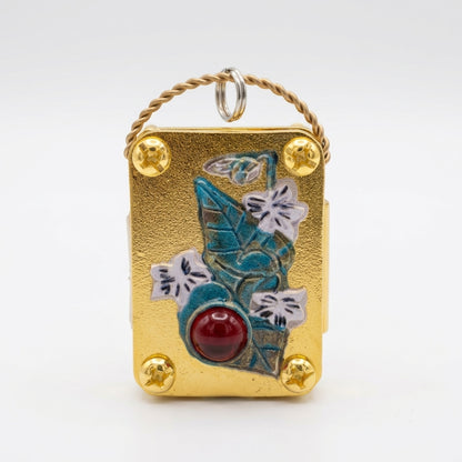 🌸 Mini Brass Flower Press – Pocket-Sized Botanical Keepsakes