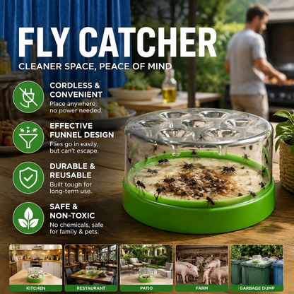 🔥 Save 50% Today! Keep Flies Away Naturally — No Electricity, No Toxic Sprays, Reusable Design!