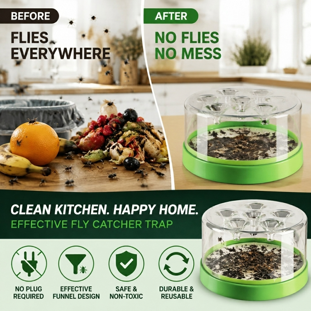 🔥 Save 50% Today! Keep Flies Away Naturally — No Electricity, No Toxic Sprays, Reusable Design!