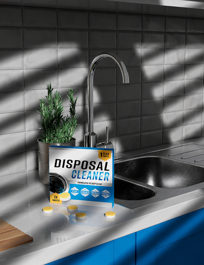 Garbage Disposal Cleaner Deodorizer Tablets - 24 Pack