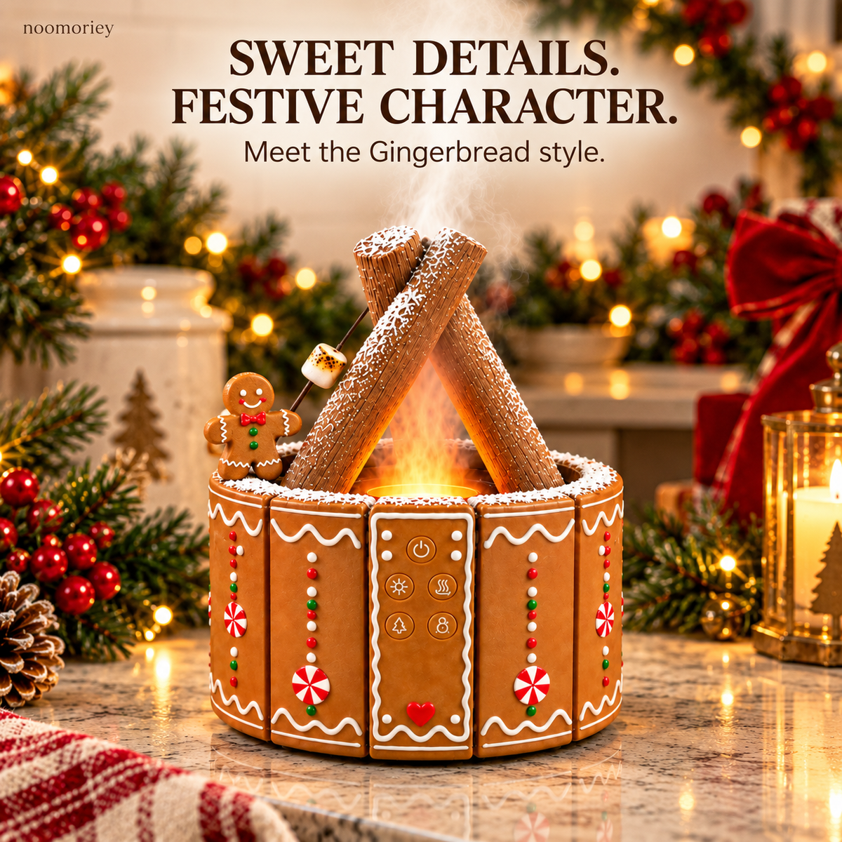 🎄 Christmas Campfire Diffuser – A Little Glow, A Lot of Holiday Magic ✨