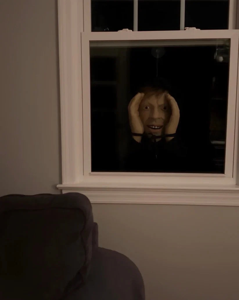 Peeping Stranger Window Prop – Real 1:1 Life-Size Halloween Prank Decor