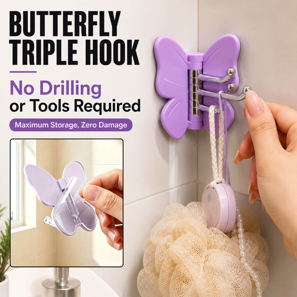🦋Butterfly Triple Hook
