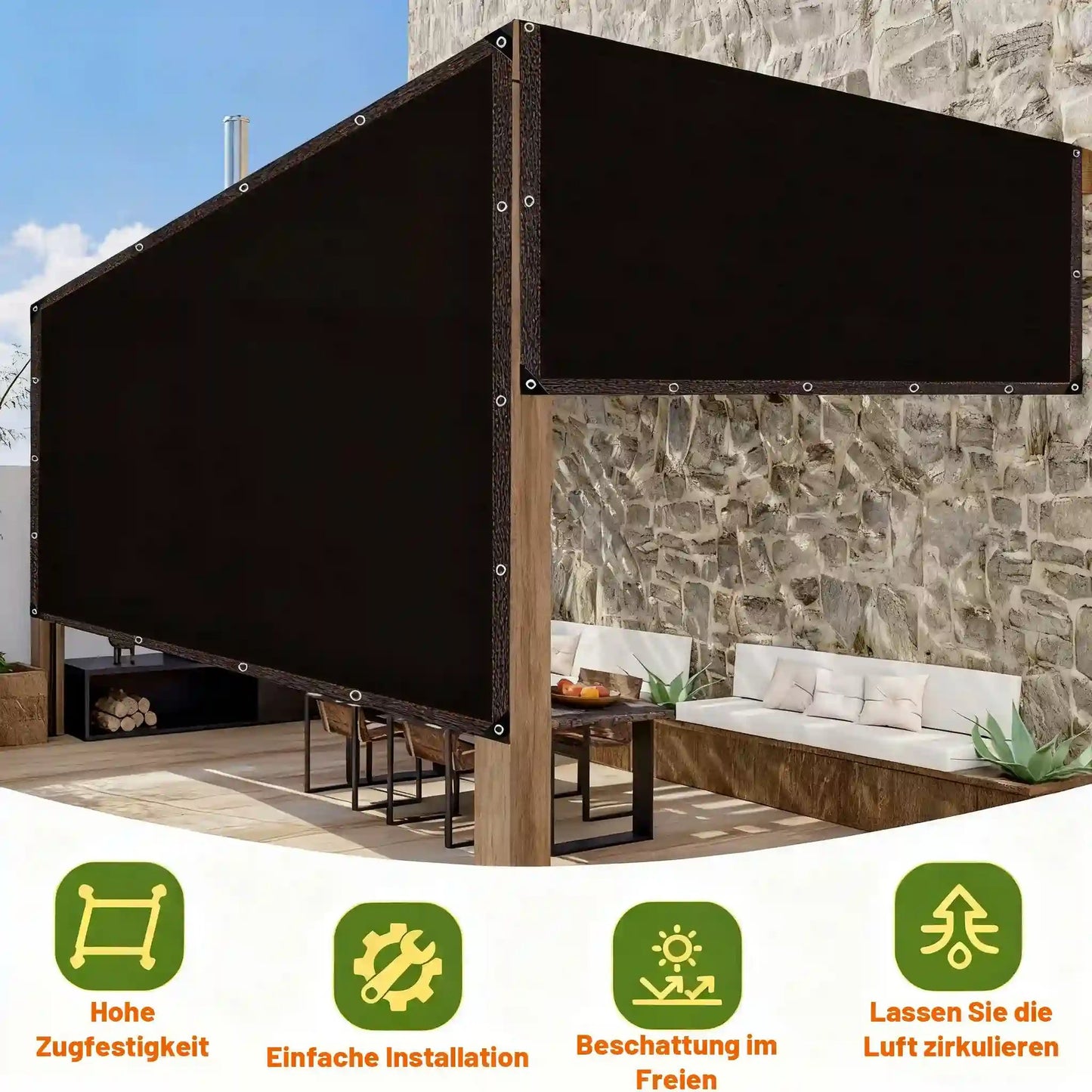 Heavy Duty Sunblock Shade Cloth
