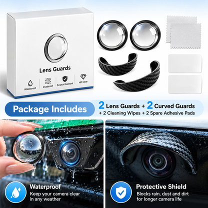 🚘Anti-Rain & Scratch Car Camera Film (4-Pack) 💧