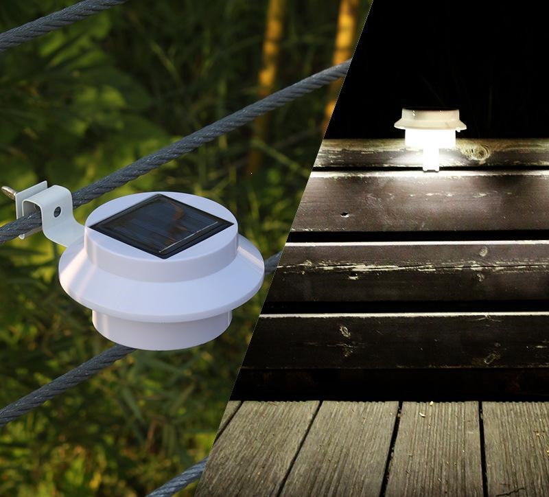 ☀️ Solar LED Gutter Wall Light | Outdoor Accent