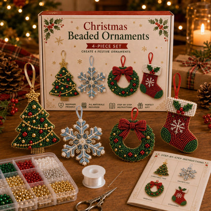 🐱✨ Create Your Own 3D Beaded Christmas Cats | Beginner-Friendly DIY Kit🎁Buy 2 | FREE Shipping