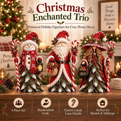 🧙Whimsical Christmas Witch Resin Figurine Collection🎅✨