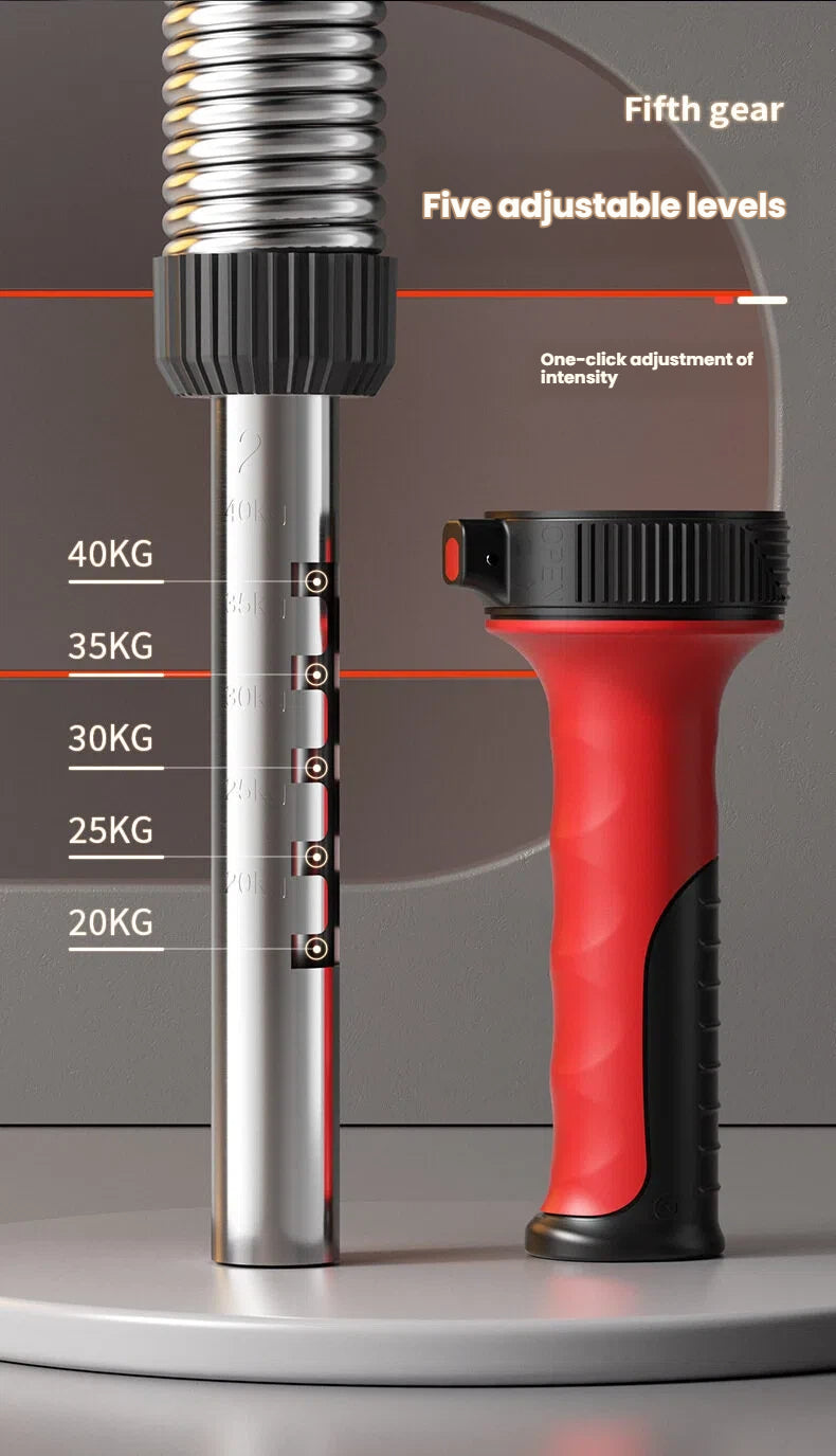Get Gym-Strong at Home — Adjustable Arm Power Bar (20–70KG, 5 Levels)