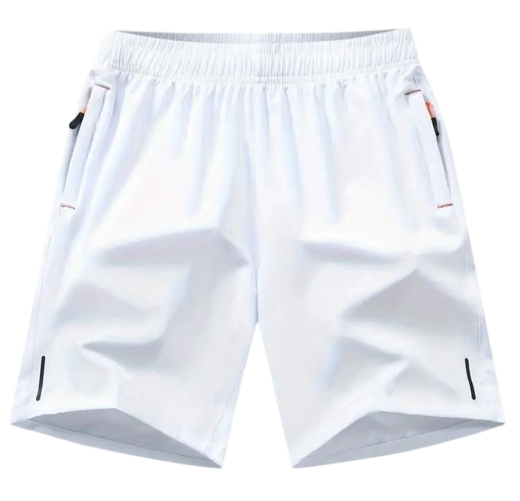 👖☀️ Summer Casual Men’s solid-color shorts with zippered pockets