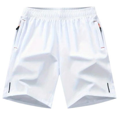 👖☀️ Summer Casual Men’s solid-color shorts with zippered pockets