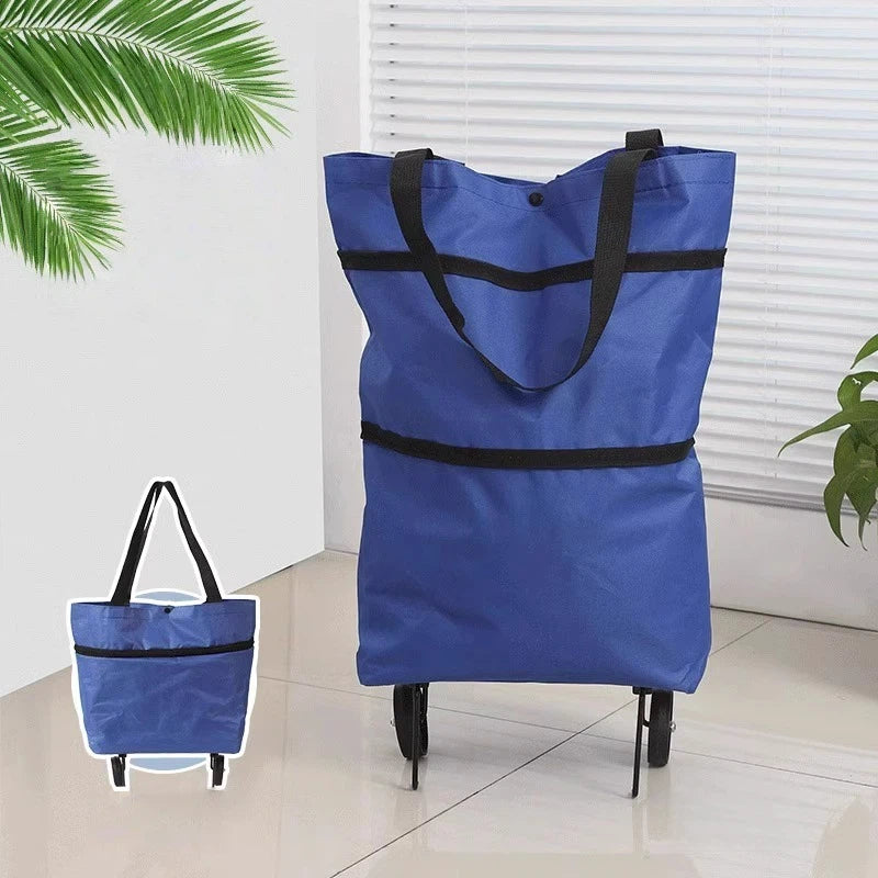 🔥HOT SALE 50% OFF - 🛍️Foldable 2-in-1 Shopping Bag