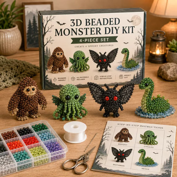 🐱✨ Create Your Own 3D Beaded Christmas Cats | Beginner-Friendly DIY Kit🎁Buy 2 | FREE Shipping