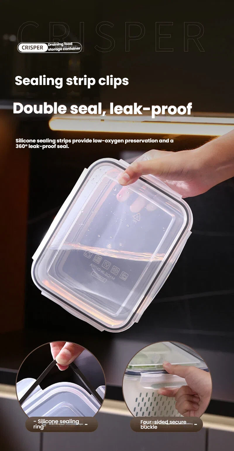 ✨ Keep Food Fresh Up to Longer! 🍓 KEMETHY 10 Pack Fruit Storage Containers with Colanders 🥬 BPA-Free Produce Saver Set 💧 Leakproof Fridge Organizer for Fruits, Vegetables, Berries, Salad, Meat & More 🏡