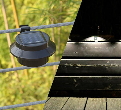 ☀️ Solar LED Gutter Wall Light | Outdoor Accent