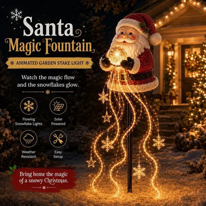 ❄️49% OFF🎄 Snowman Magic Fountain™-Flowing Snowflake LED Christmas Garden Light