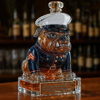 Devil Dog 250th Anniversary Whiskey Bottle
