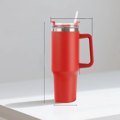 40oz Stainless Steel Ice Cup With Straw