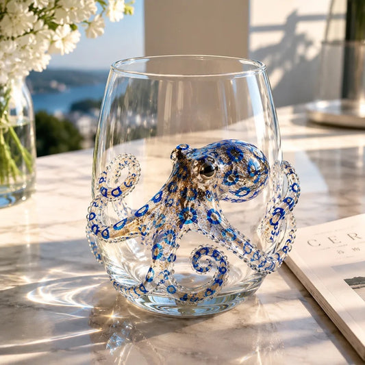 Release The Kraken Pirate Glass Collection — 3-Piece Legendary Ocean Treasure Set - KRAKEN RISE GLass