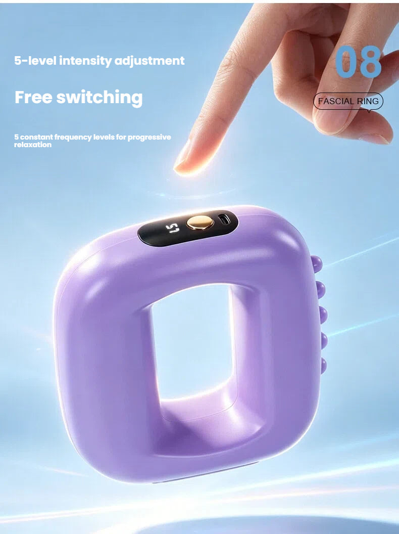 3-in-1 Vibrating Fascia Ring Massager