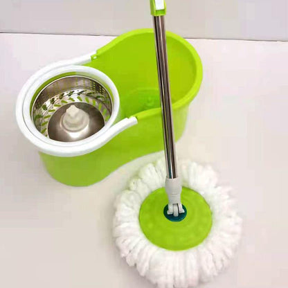 Spin Mop &amp; Bucket System with Detachable Scrub Brush