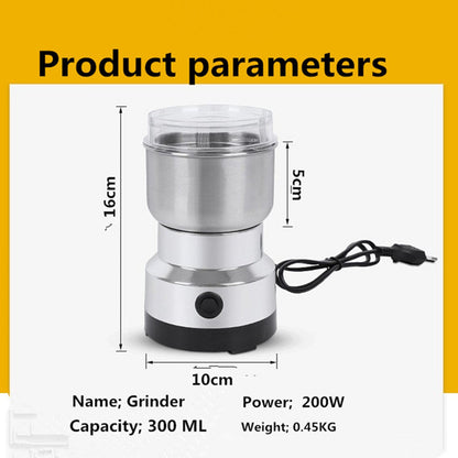 🏅High-Speed Stainless Steel Grain Grinder