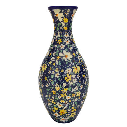 3D Monarch Danaus plexippus And Flowers Series Puzzle Vase - (160 Pieces)