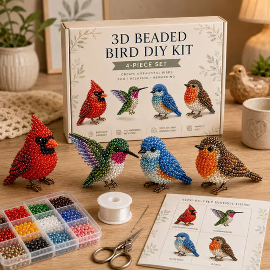 🐱✨ Create Your Own 3D Beaded Christmas Cats | Beginner-Friendly DIY Kit🎁Buy 2 | FREE Shipping