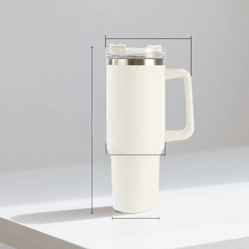 40oz Stainless Steel Ice Cup With Straw