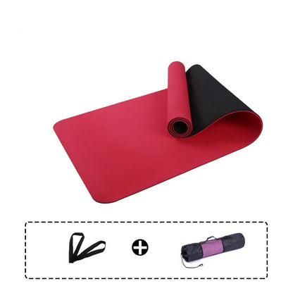 High-density, high-elasticity shock-absorbing and sound-insulating yoga mat