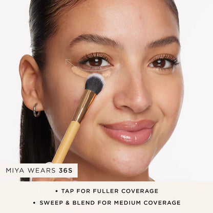 Brush - fluffy, dome foundation brush