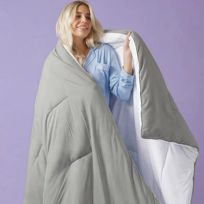 Mellow Sleep |Comforter - Double-Stuffed Ultra-Soft A-Class Fabric Heat-Adaptive Vegan Fill OEKO-TEX Certified Machine Washable