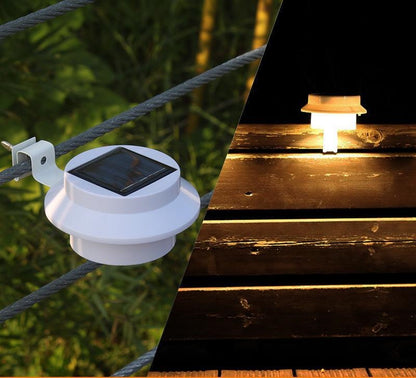 ☀️ Solar LED Gutter Wall Light | Outdoor Accent