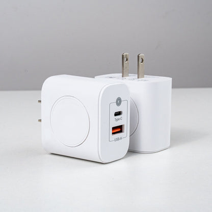 23W 3-in-1 Charger with Wireless Charging for Watches