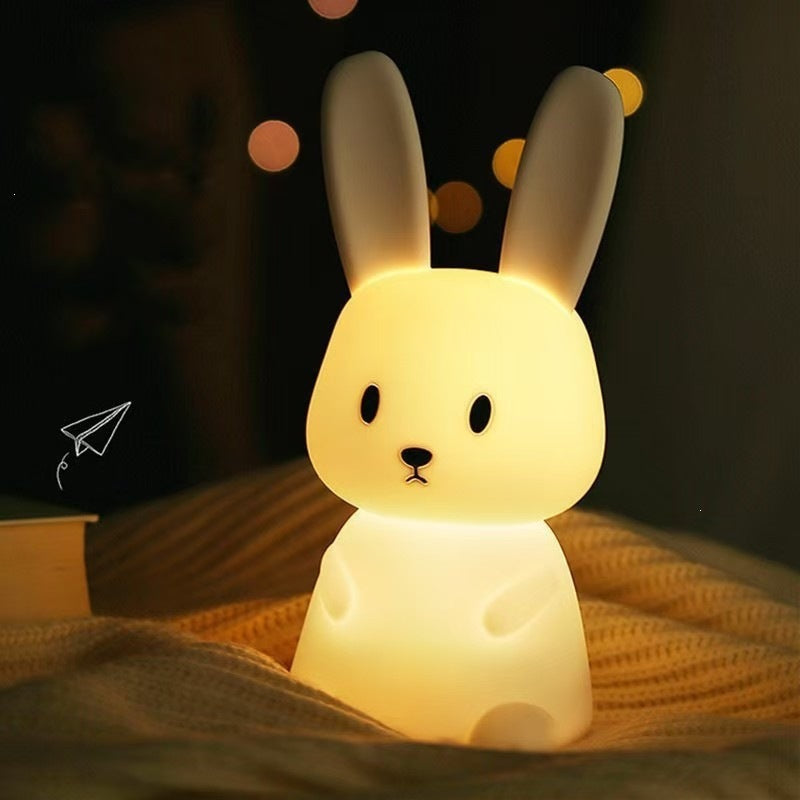 Night Light USB‑Charged Silicone Pat‑Style Bedside Lamp For Bedrooms, Eye‑Protective Night Light For Feeding, Mood Lighting, And Bathroom Use