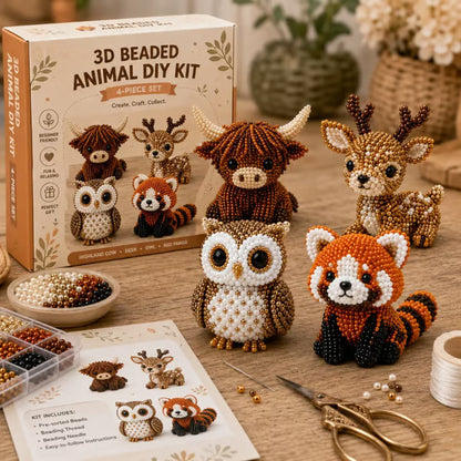 🐱✨ Create Your Own 3D Beaded Christmas Cats | Beginner-Friendly DIY Kit🎁Buy 2 | FREE Shipping