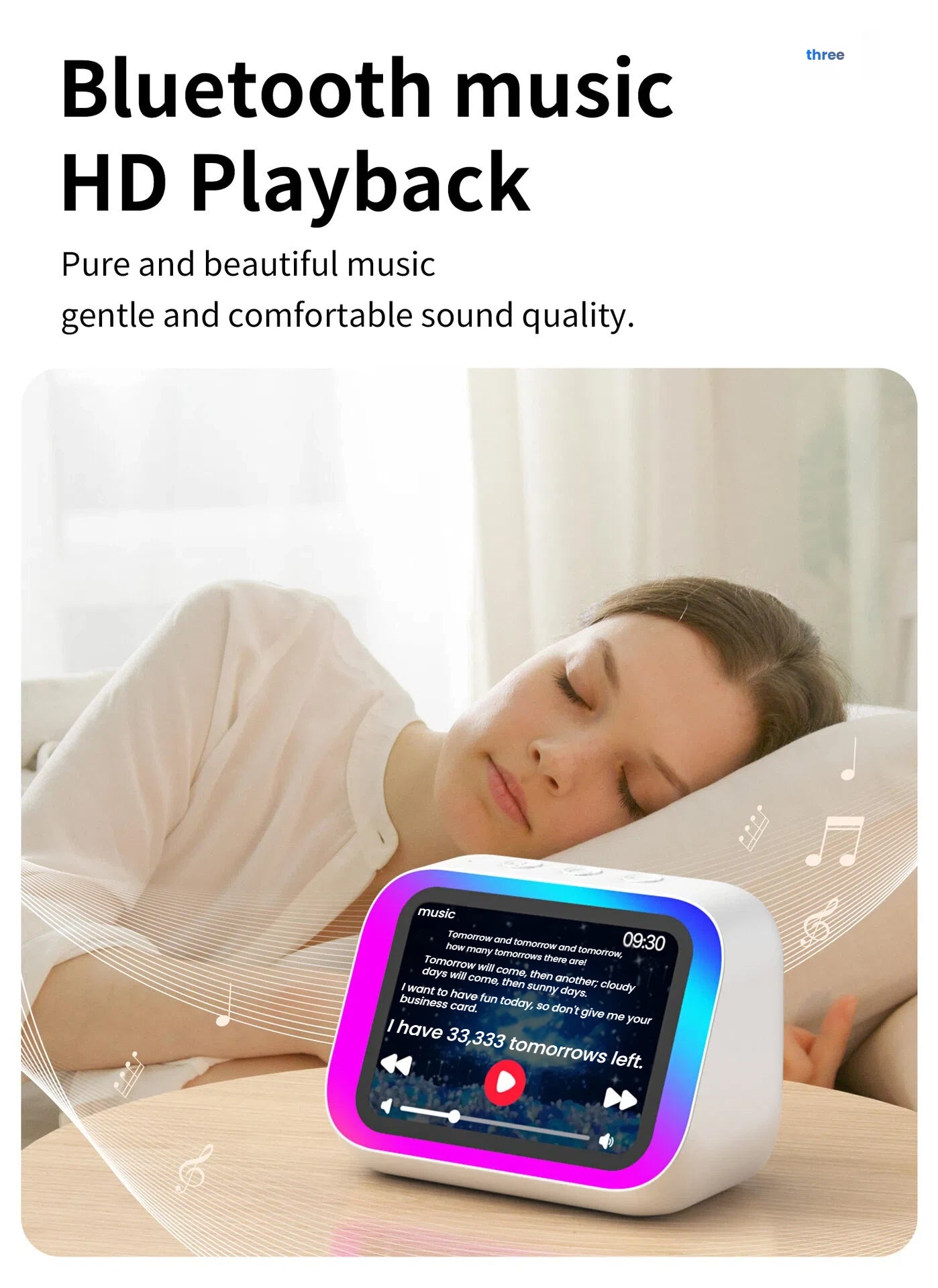 AI Screen Display Bluetooth Speaker