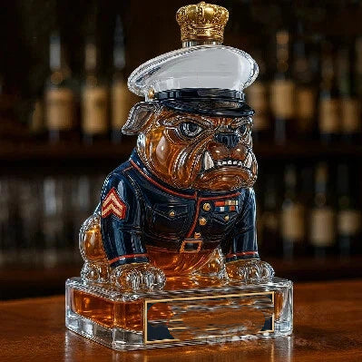 Devil Dog 250th Anniversary Whiskey Bottle